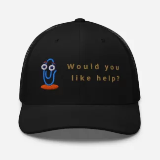 Clippy would you like help trucker Cap