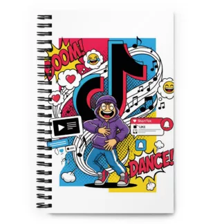 Creators double sided yt and tt spiral notebook