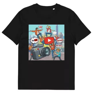 Youtube by Gemini organic cotton t-shirt