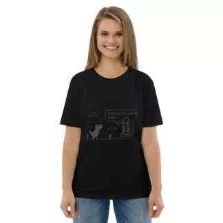 Clippy vs dyno organic cotton t-shirt