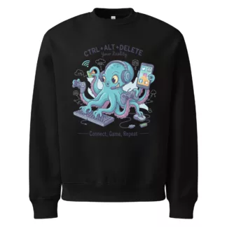 Octopus oversized heavyweight sweatshirt